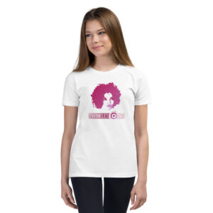 NT Pink Face White Short Sleeve T-Shirt