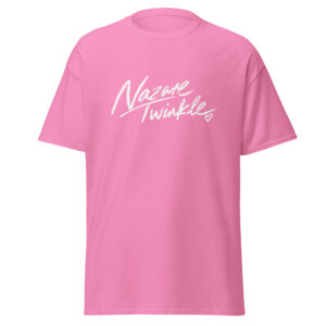 Nazare Twinkle Signature T-Shirt — Soft Pink