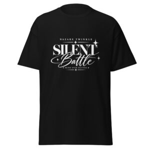 Silent Battle “Walking Miracle” T-Shirt — Black — Front
