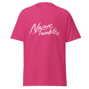 Nazare Twinkle Signature T-Shirt — Hot Pink